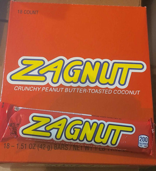 Zagnut Candy Bar