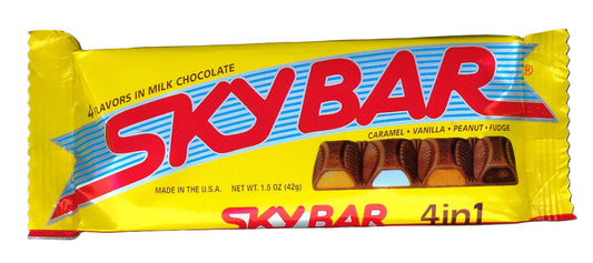 Sky Bar, Peanut, Fudge, Vanilla, and Caramel, 1.5oz, 24ct